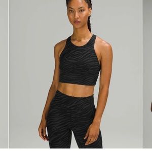 Lululemon Wunder Train Long line le tigre bra